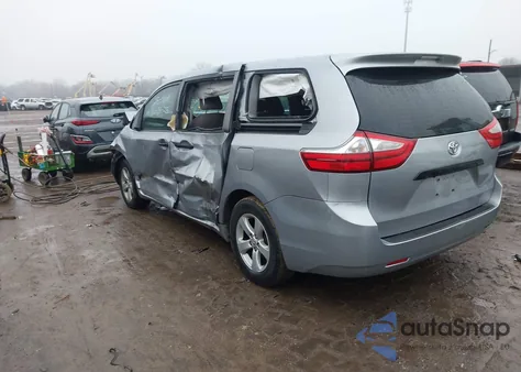 2015 Toyota Sienna L 7 Passenger from USA, damaged, VIN 5TDZK3DC7FS543889